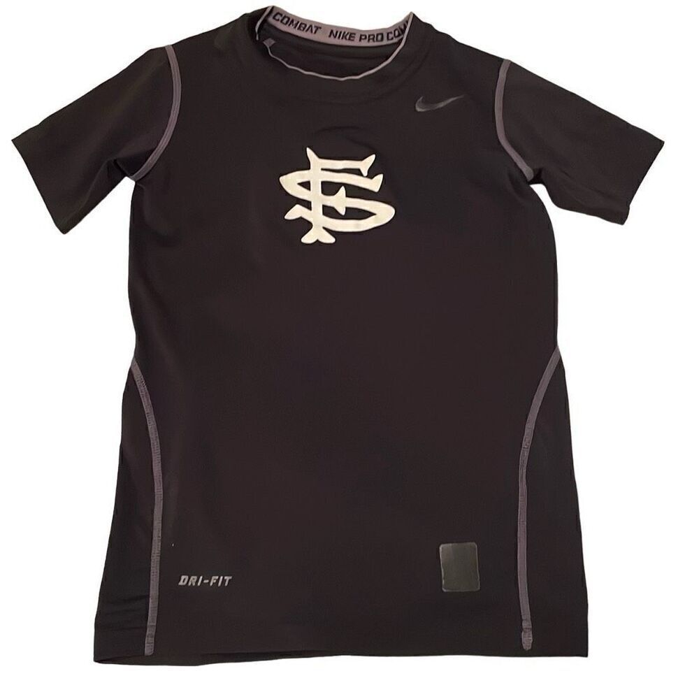 EUC Nike Black SF Giants Short Sleeve Dri-Fit Fitted Short Sleeve Tee - Size Sma